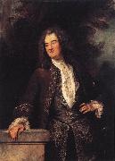 WATTEAU, Antoine Portrait of a Gentleman1 oil painting reproduction